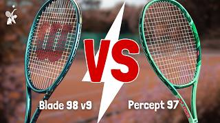 EPIC Racket Battle between Wilson Blade 98 v9 & Yonex Percept 97