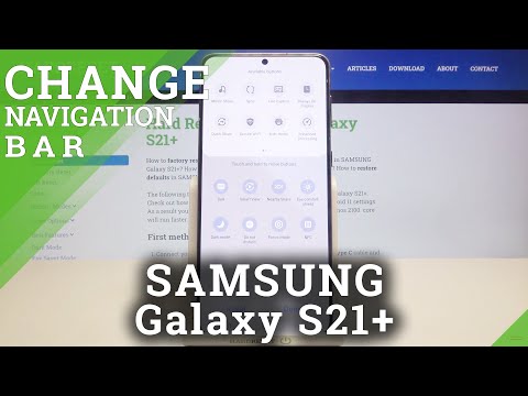 How to Customize Notification Bar Icons in Samsung Galaxy S21+?