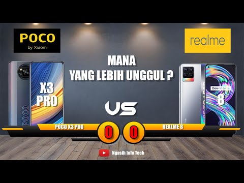 Perbandingan Xiaomi Poco X3 PRO dan Realme 8 | TERBARU !!