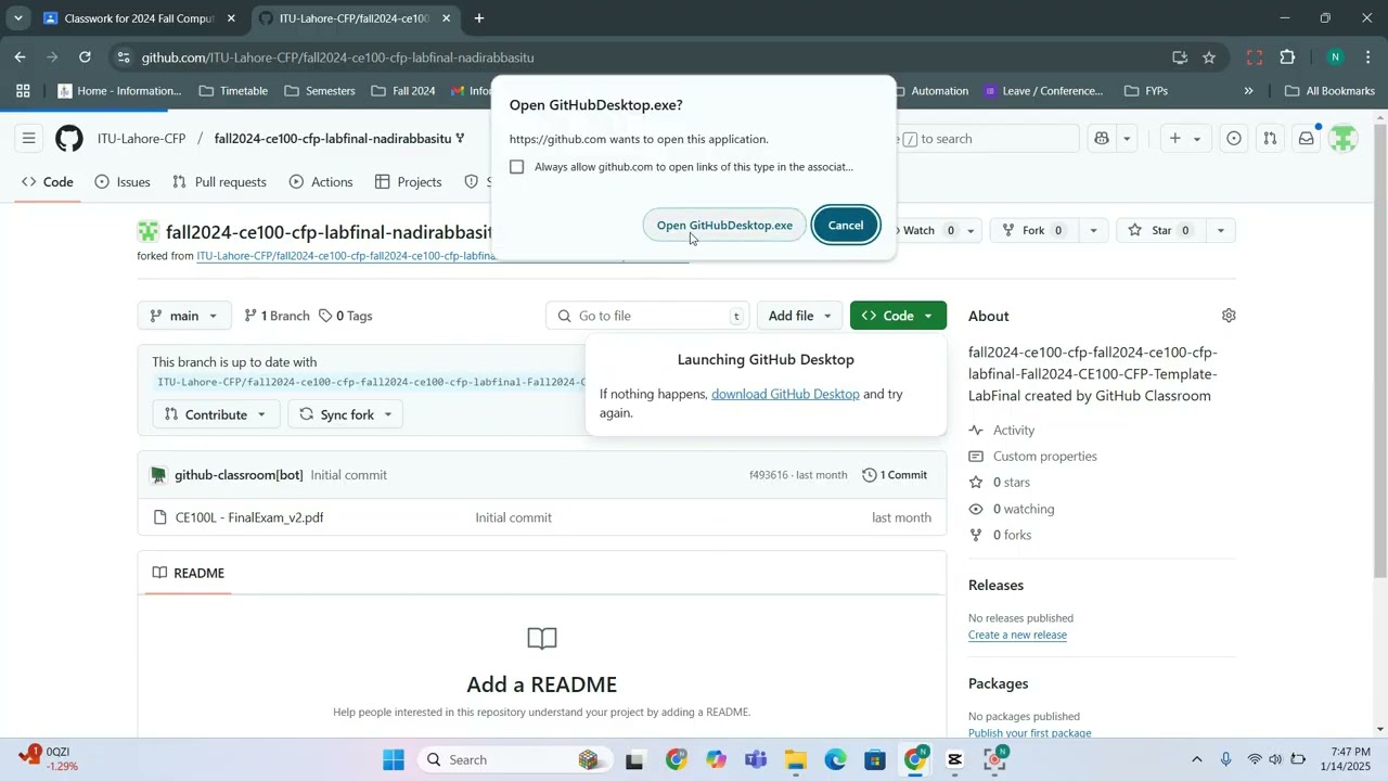 Github Assignment Acceptance and Submission