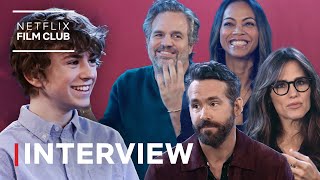 Walker Scobell Interviews Ryan Reynolds and the Cast of The Adam Project | Netflix