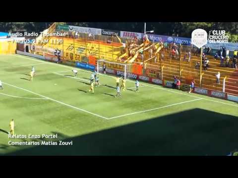 Gol de Dujaut a Juventud Unida de Gualeguaychú