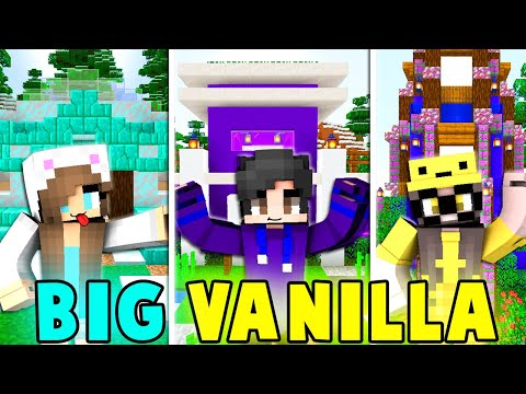 COSTRUISCO LE CASE DEI MIEI AMICI NELLA BIG VANILLA - Minecraft ITA