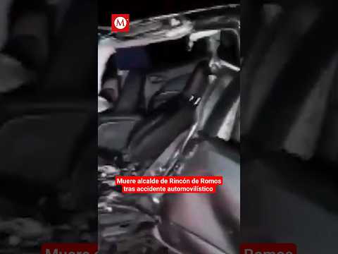 Muere alcalde de Rincón de Romos tras accidente automovilístico