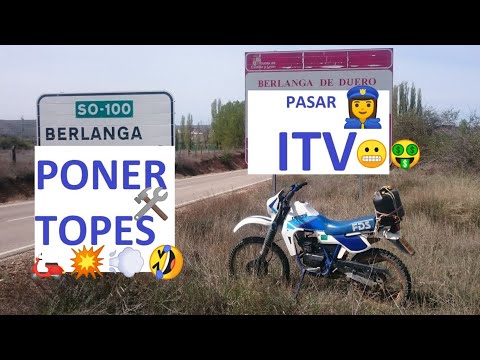 Cómo pasar ITV a moto CICLOMOTOR y PONER TOPES 45 Km/h máximo