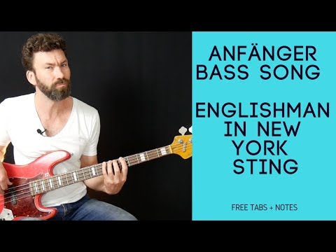 Anfänger Bass Songs Sting Englishman in New York