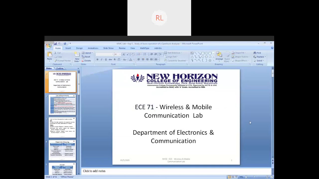 Introduction to Wireless Communication Lab - 2