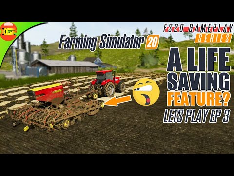 A life saving Feature | Let's play Farming Simulator 20 | Episode 3, fs20 - YouTube