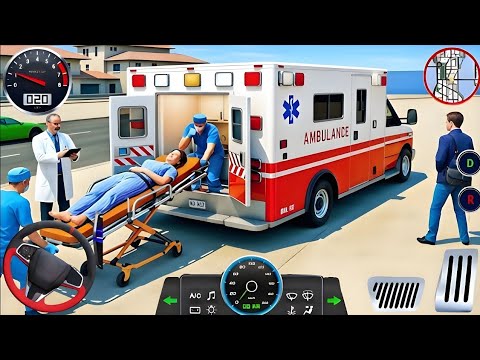 New Ambulance City Rescue Simulator - 911 US Emergency Ambulance Driving 3D : Android Gameplay 