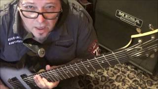 Video thumbnail for SCHECTER SGR C-7 - 7 STRING GUITAR DEMO by Mike Gross by Mike Gross Rockin Guitar Lessons