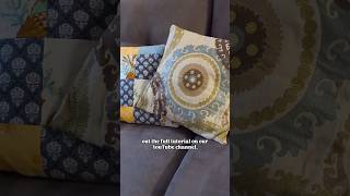 How to make an envelope pillow cover #sewingtips #sewingtutorial #sewingprojects #pillowcover #diy