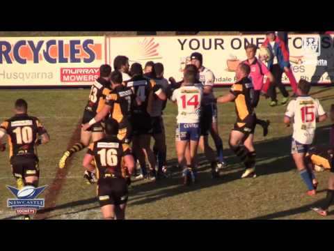 2016 Newcastle RL Round 8 Catch-up 1st Grade Highlights - Cessnock Goannas v Central Butcher Boys