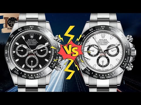 ⚪️⚫️ CONFRONTO il Rolex Daytona Bianco VS Nero