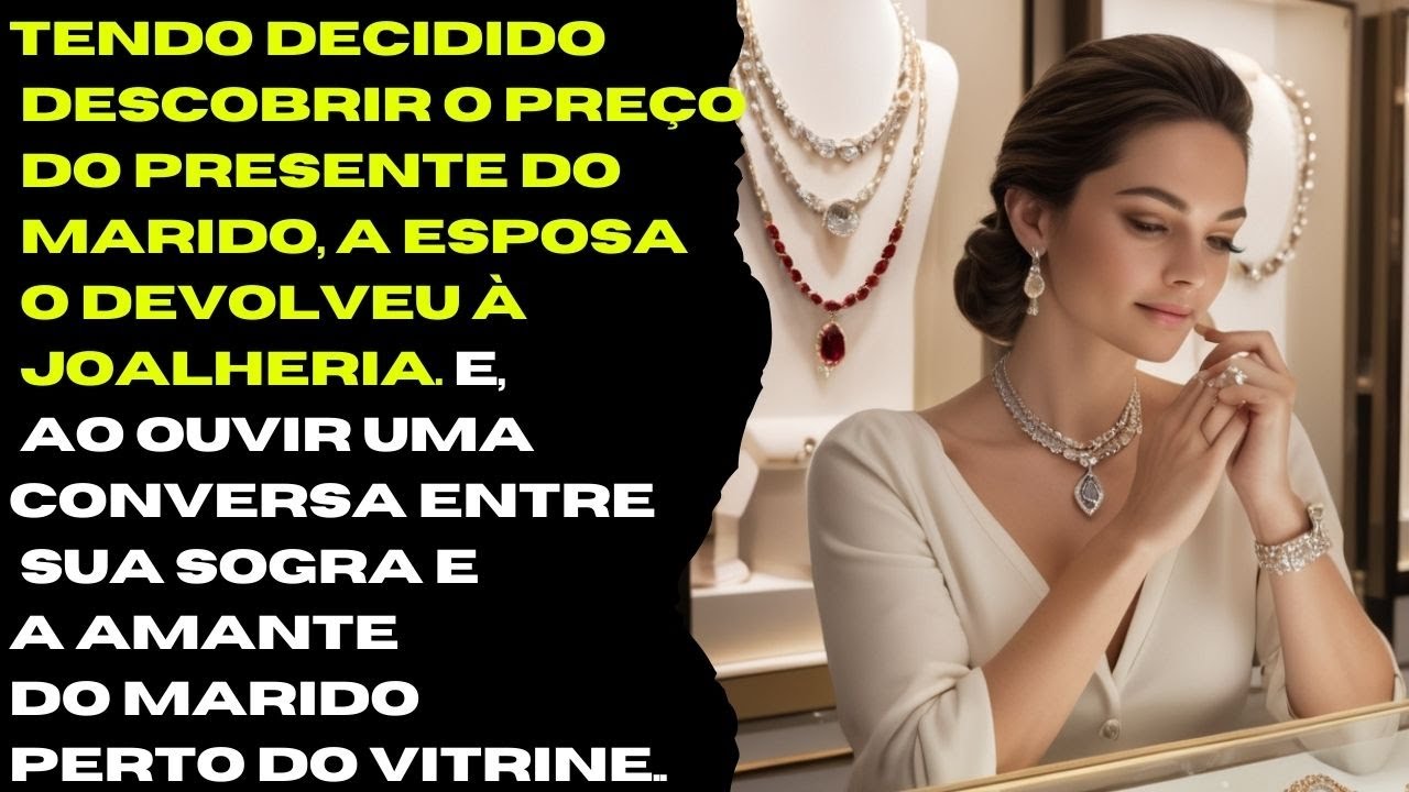 Decidida a Descobrir o Valor do Presente do Marido, Esposa Devolve-o à Joalheria