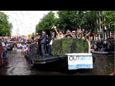 Amsterdam Canal Parade 2012 - OutServe float