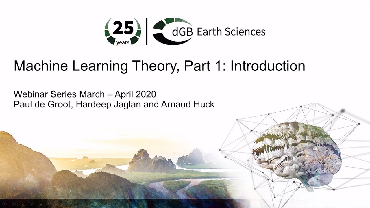 Machine Learning Webinars: Theory, Part 1: Introduction