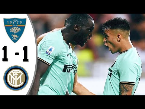lecce inter 1-1 goals hightlihgts 1080 2020