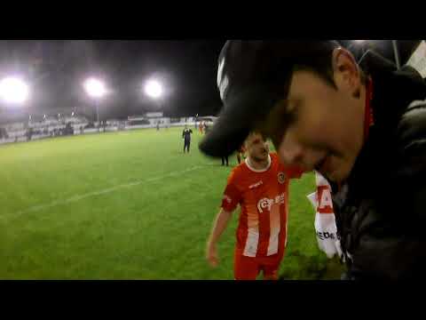 Scenes at the final whistle in the playoff v Frickley 01 05 18