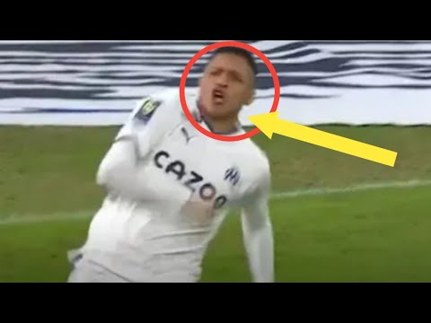 Alexis Sanchez goal vs Stade de Reims, Stade de Reims vs Marseille, 1-1 Gol de la Alexis Sanchez hoy