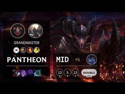 Pantheon Mid vs Sylas - KR Grandmaster Patch 10.6