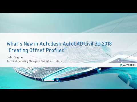 What’s New Features in Autodesk AutoCAD Civil 3D 2018 – Creating Offset Profiles