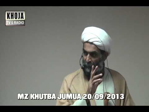 mz paris khutba jumua 20 09 2013