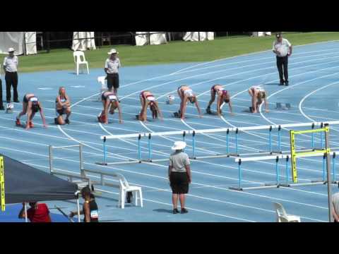 100MH H2 U18W Nicole Reynolds 13.89 +1.2  2016 Australian Junior Championships
