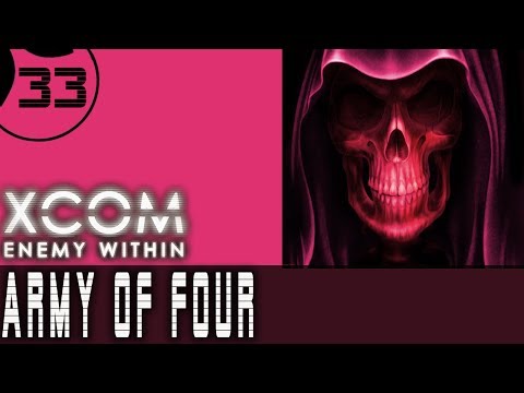 Let's Play XCOM Enemy Within ARMY OF FOUR - Part 33 - The Most Ridiculous Terror Mission