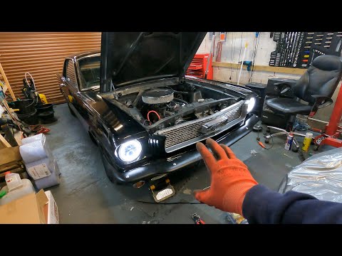 Project 1966 Ford Mustang Coupe | Classic Mustang Angel Eye Halo Headlight Mod Install