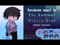 Fandoms React To Yoshiki TSHD 1 8 2X SPEED