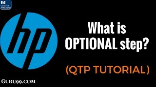 What is OPTIONAL step - HP UFT/ QTP TutoriaL #29
