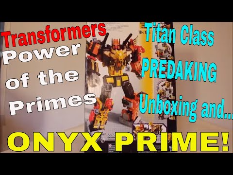 Transformers Power of the Primes Predaking Unboxing and Onyx Prime - GotBot True Review NUMBER 435