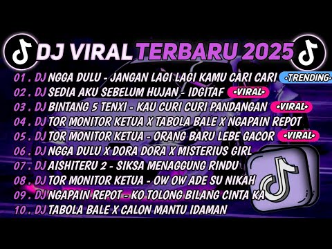 DJ TIKTOK TERBARU 2025🎵DJ NGGA DULU - JANGAN LAGI LAGI KAMU CARI🎵DJ SEDIA AKU SEBELUM HUJAN -IDGITAF