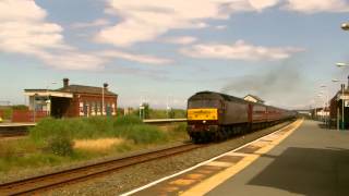 preview picture of video 'Half an Hour at (49) - Abergele & Pensarn Station 5.7.2014 Class 47 158 175'