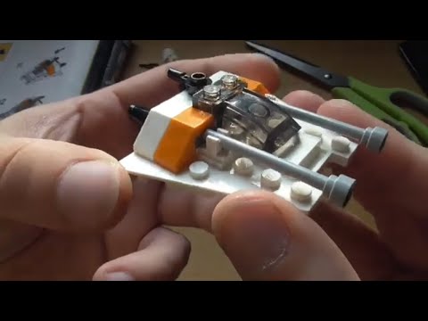 Weihnachtsdoppel in Lego Star Wars 55 - Snowspeeder und Snowtrooper