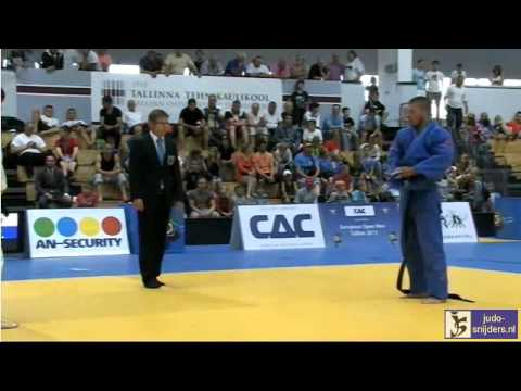 Judo 2013 European Open Men Tallinn: Grossklaus (SUI) - Milenbergs (LAT) [-90kg] final