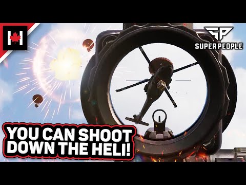 Shooting Down The Care Package Helicopter! || Super People with Quest!