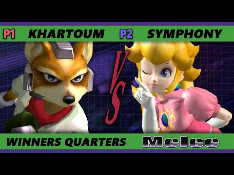 S@X 449 Winners Quarters - Khartoum (Fox) Vs. Symphony (Peach) Smash Melee - SSBM