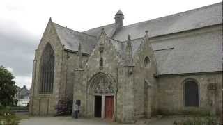 preview picture of video 'Église Saint-Briac de Bourbriac, Place du Centre, 22390 Bourbriac, Cotes d'Armor, Brittany, France'