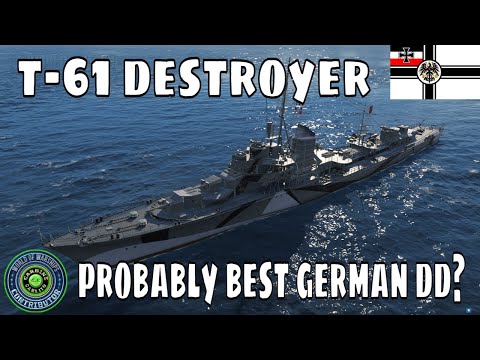 How to Play T-61 German Destroyers World of Warships t61 Wows DD Guide