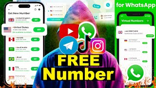How To Create a free virtual number Whatsapp Telegram Instagram 2024 | Get Free Virtual Numbers