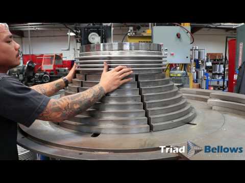 Triad metal bellows