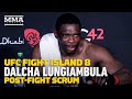 Dalcha Lungiambula Didn't Feel Any Of Markus Perez's Kicks, Knew He Did Enough For Win
