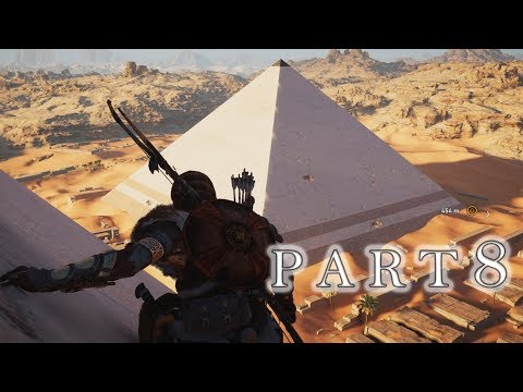 ASSASSIN'S CREED ORIGINS Walkthrough Gameplay (PC/Hard) Part 8 – THE PYRAMIDS OF GIZA