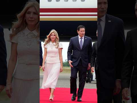 MARCO RUBIO aterriza en COLOMBIA, el primer destino de su gira por América latina #shorts