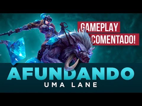 AFUNDANDO UMA LANE - GAMEPLAY COMENTADO (Sejuani JUNGLE D1 SOLOQ BR)