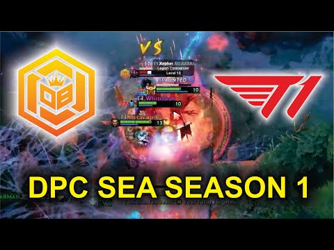 T1 vs OB.NEON GAME 1 - DPC SEA Tour 1: Division I Dota 2 Highlights