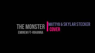 Eminem The Monster ft  Rihanna (MattyBRaps Cover ft Skylar Stecker) Lyrics