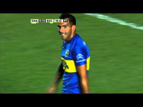 Intentó Carlitos. San Martín SJ 0 - Boca 0. Fecha 3. Primera División 2015.