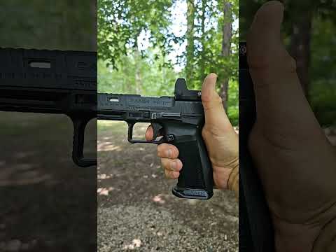 Canik METE SFX Pro Stingray with a Q Erector 9, 158 grain ammo. #shorts #supressed #ppgc #range #2a